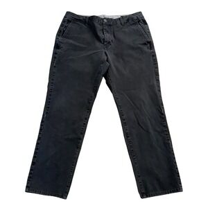 Bonobos Men's Flat Front Casual Chino Pants Charcoal Grey - Size 33/30